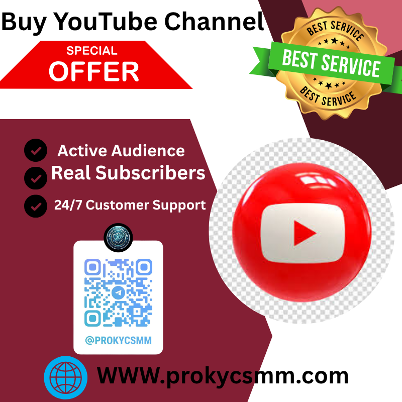 Buy YouTube Channel