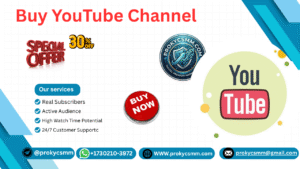 Buy YouTube Channel